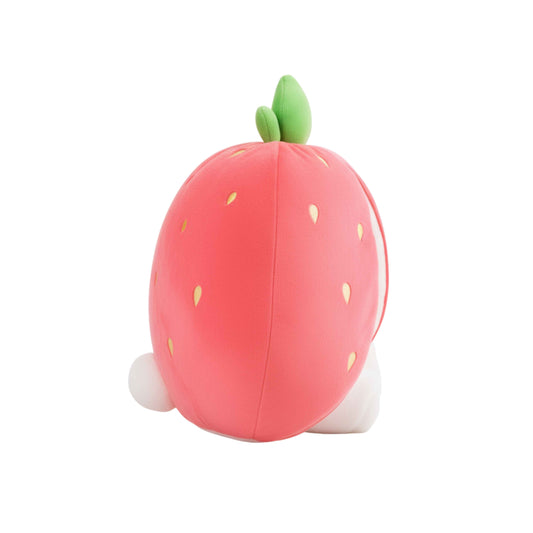 2-in-1 Strawberry Bunny Plush Animal Soft Toys for Baby and Kids (30cm) | BabyOuts