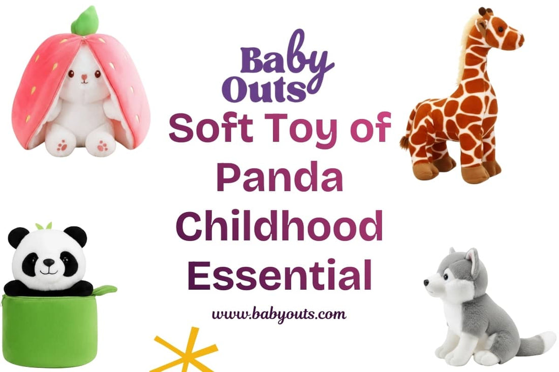 soft toy of panda childhood essential - Babyouts