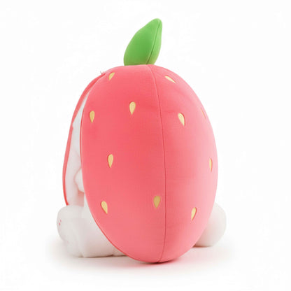 2-in-1 Strawberry Bunny Plush Animal Soft Toys for Baby and Kids (30cm) | BabyOuts