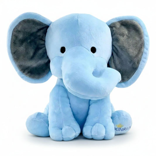 Adorable Baby Blue Elephant Plush Animal Soft Toy | Ultra-Soft Stuffed Soft Toy | BabyOuts