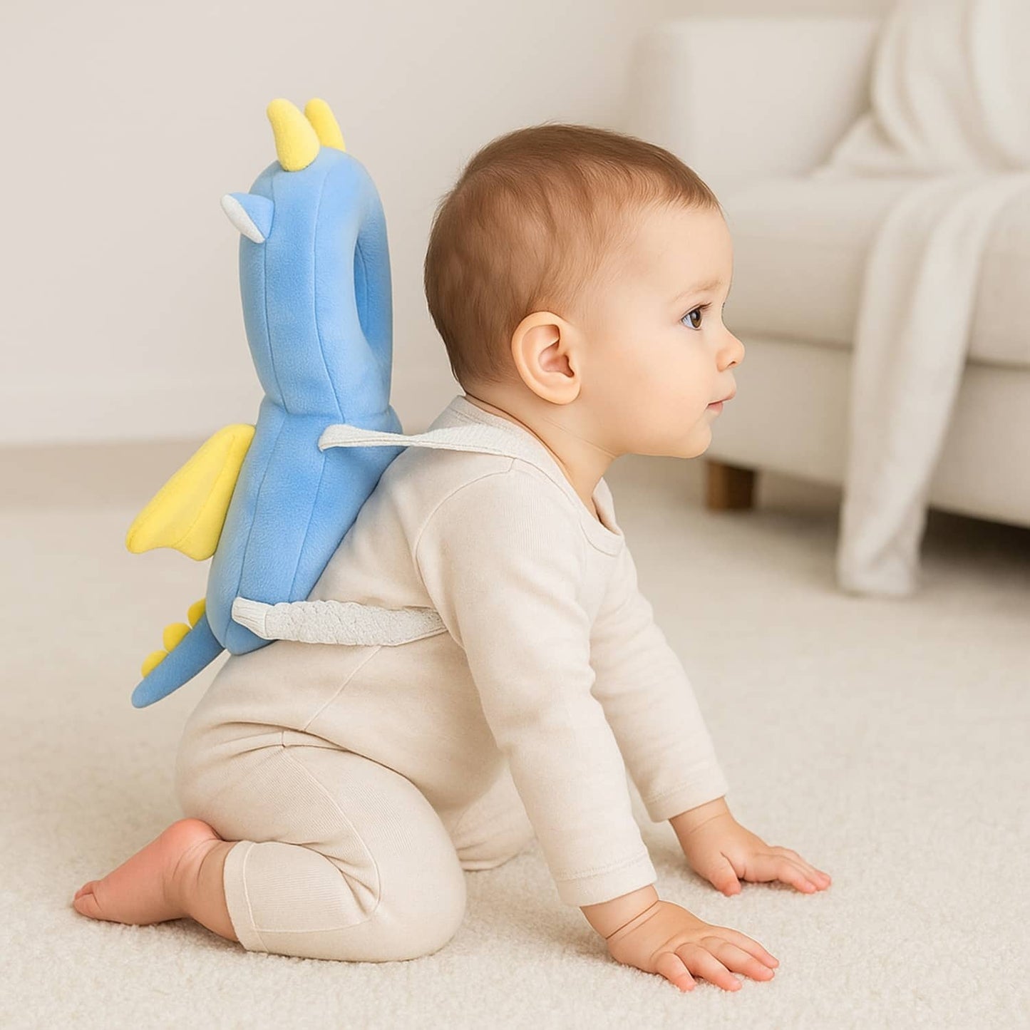 Adorable Baby Dragon Infant Head Protector Backpack for Baby | BabyOuts