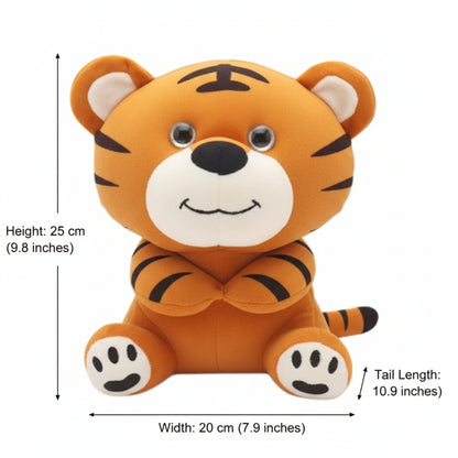 Soft Striped Stuffed Tiger Plush Animal Soft Toys for Baby And Kids | BabyOuts