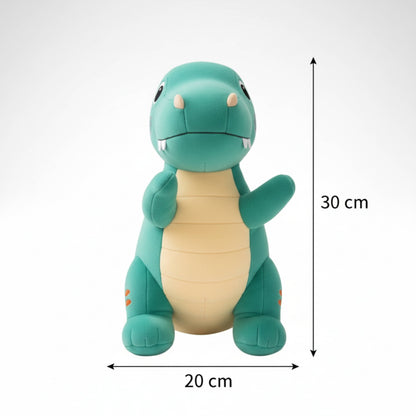 Amazing T-Rex Dinosaur Plush Animal Soft Toys for Baby and Kids (30cm) - Soft Green Stuffed Animal for Dino Lovers | BabyOuts