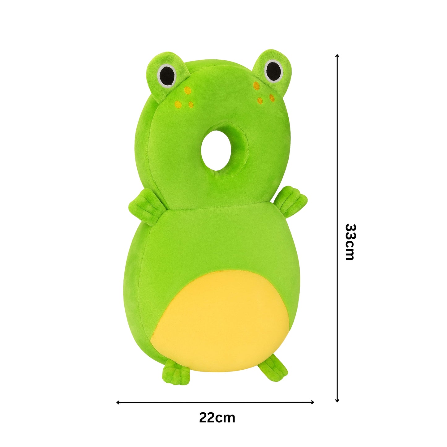 Baby Frog Infant Head Protector Backpack for Babies | Anti-Fall Safety Cushion for Crawling and Sitting | BabyOuts