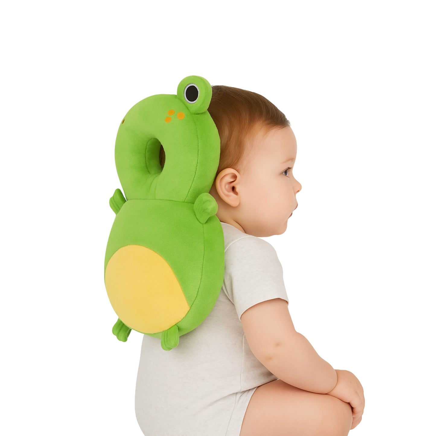 Baby Frog Infant Head Protector Backpack for Babies | Anti-Fall Safety Cushion for Crawling and Sitting | BabyOuts