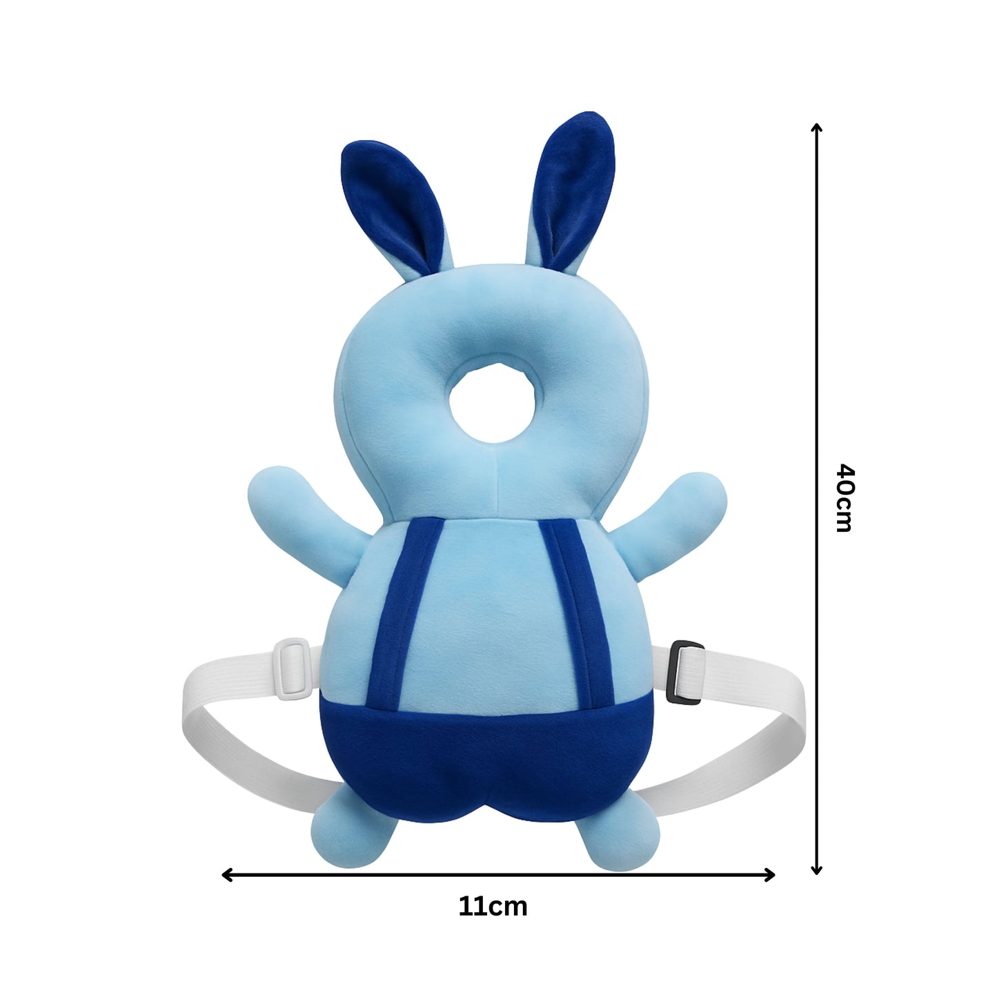 Blue Bunny Infant Head Protector Pillow for Babies | BabyOuts