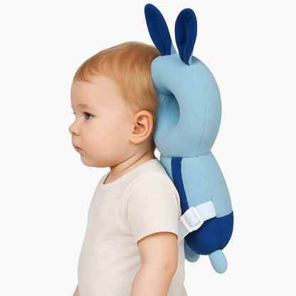 Blue Bunny Infant Head Protector Pillow for Babies | BabyOuts