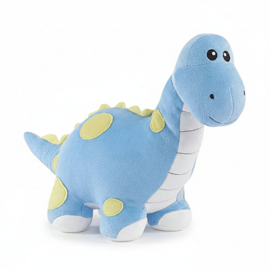 Blue Long-Neck Dinosaur Plush Animal Soft Toys for Toddlers | Soft Brontosaurus Stuffed Animal Plush Toy | BabyOuts