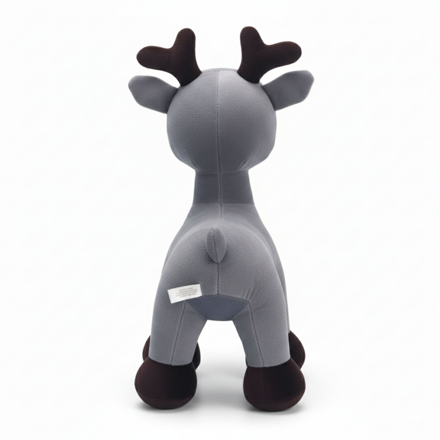 Cute Grey Reindeer Plush Animal Soft Toys for Baby and Kids (30 CM) | BabyOuts