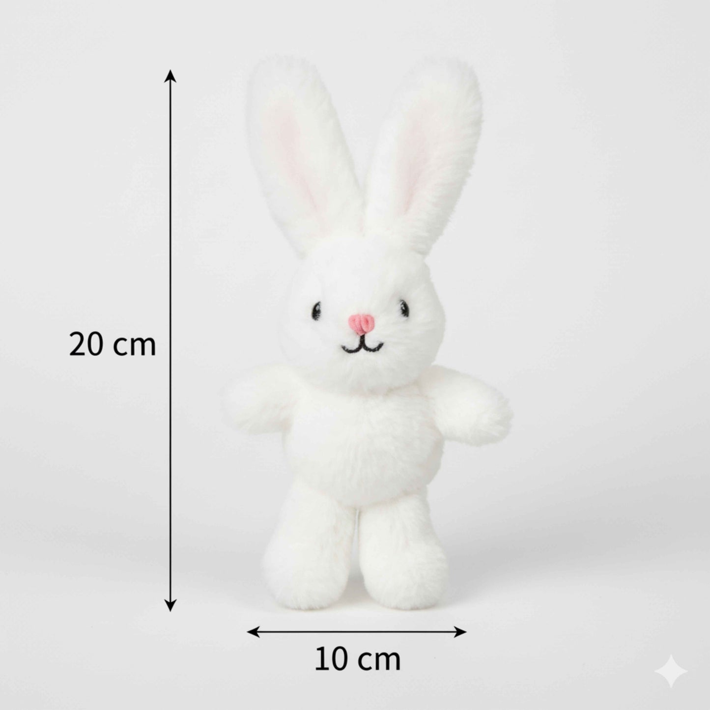 Cute White Bunny Plush Animal Soft Toys for Baby and Kids | BabyOuts