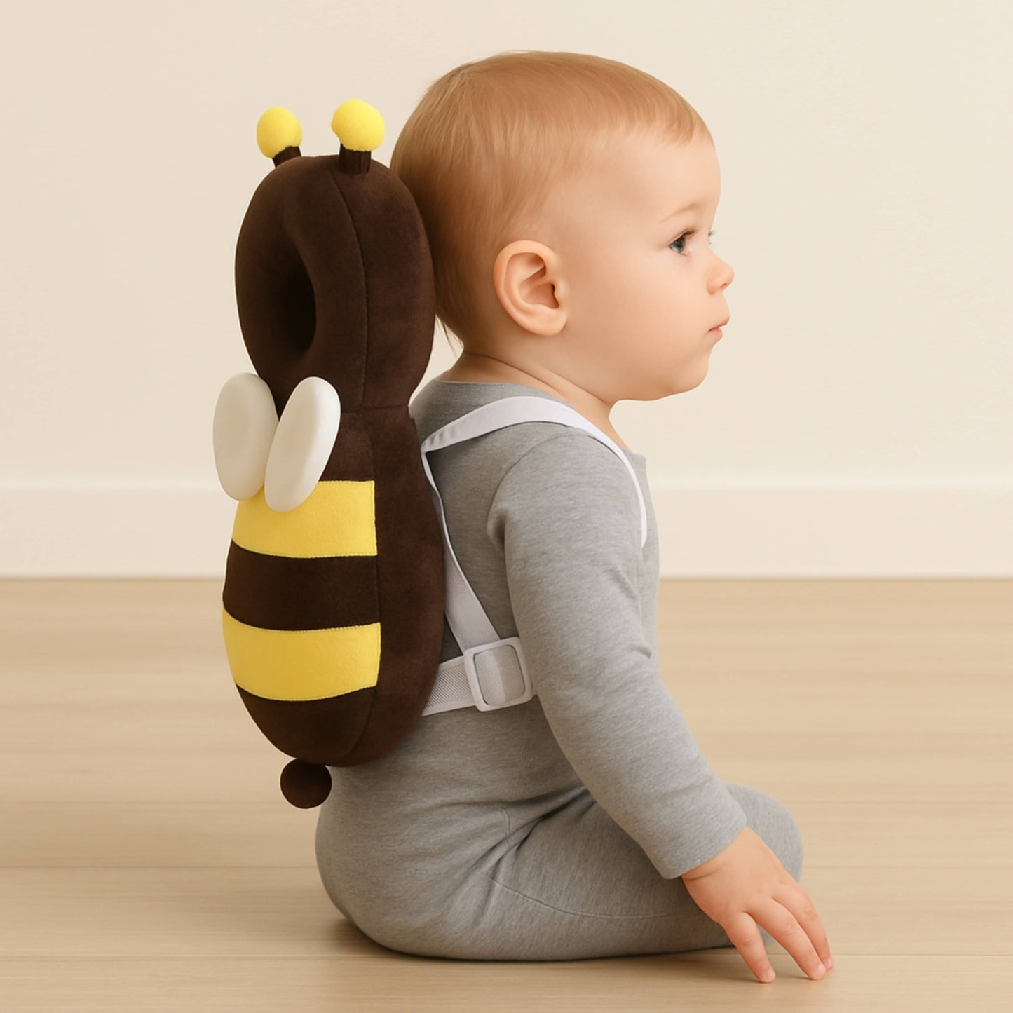 Dark Bee Infant Head Protector Backpack For Baby | BabyOuts