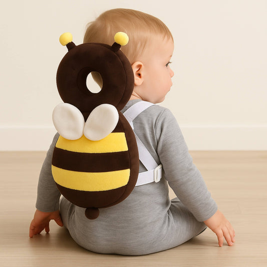 Dark Bee Infant Head Protector Backpack For Baby | BabyOuts