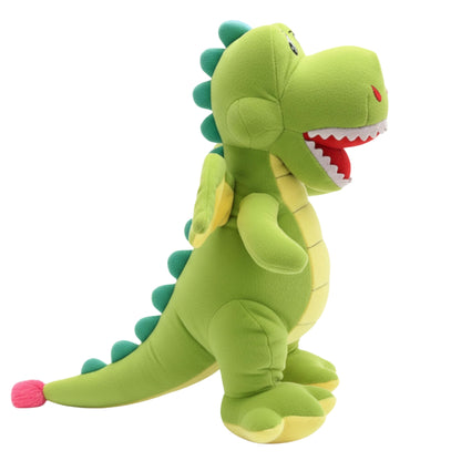 Green Dragon Plush Animal Soft Toys for Kids | Soft Stuffed Dinosaur Puppet for Imaginative Play | BabyOuts