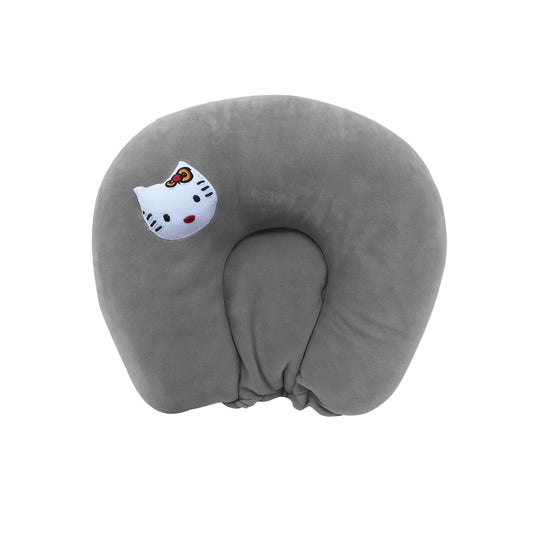 Grey Kittie Baby Neck Pillow for Kids And Toddlers | BabyOuts