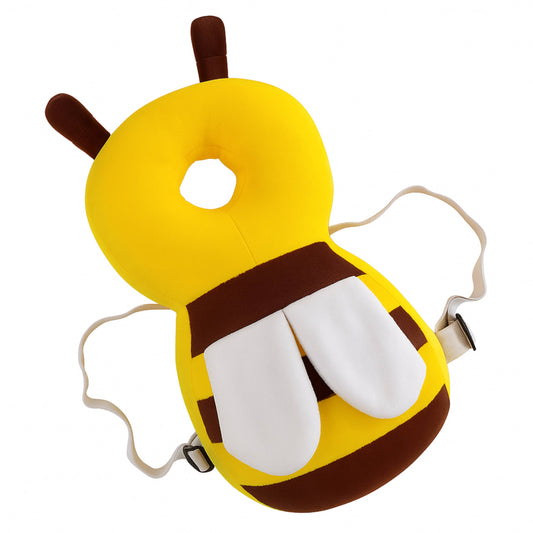 Honey Bee Infant Head Protector Backpack for Babies and Kids | Adjustable Safety Cushion for Crawling and Walking | BabyOuts