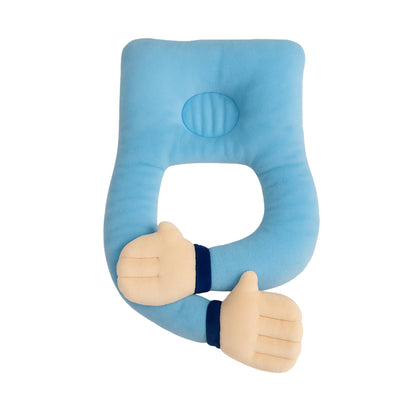 Hug Me Soothing Blue Baby Plush Pillow | Ultra-Soft Stuffed Animal for Cuddles | BabyOuts