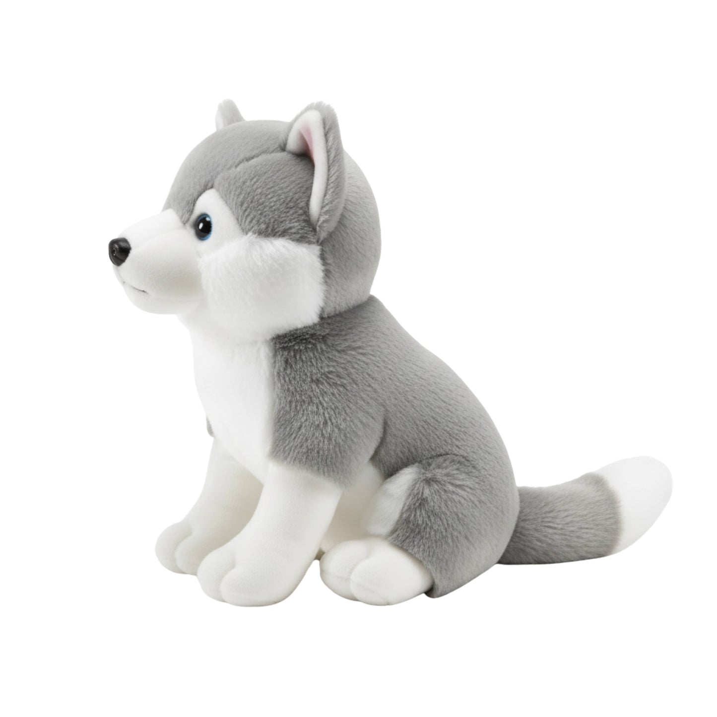 Husky Puppy Plush Animal Soft Toys for Baby and Kids (30cm) | BabyOuts