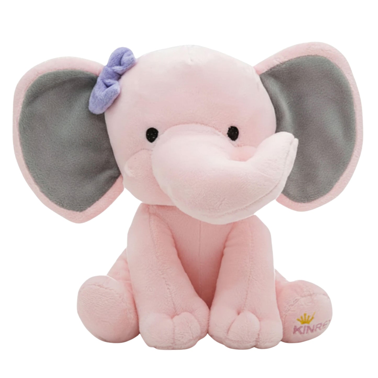 Pink Elephant Plush Animal Soft Toys for Babies &amp; Toddlers | Soft Stuffed Animal Gift | BabyOuts