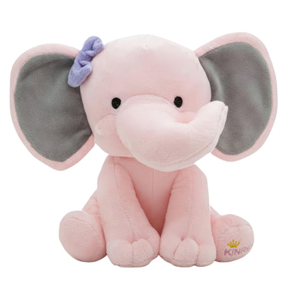 Pink Elephant Plush Animal Soft Toys for Babies &amp; Toddlers | Soft Stuffed Animal Gift | BabyOuts