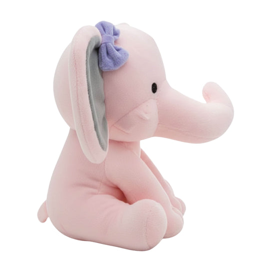 Pink Elephant Plush Animal Soft Toys for Babies & Toddlers | Soft Stuffed Animal Gift | BabyOuts
