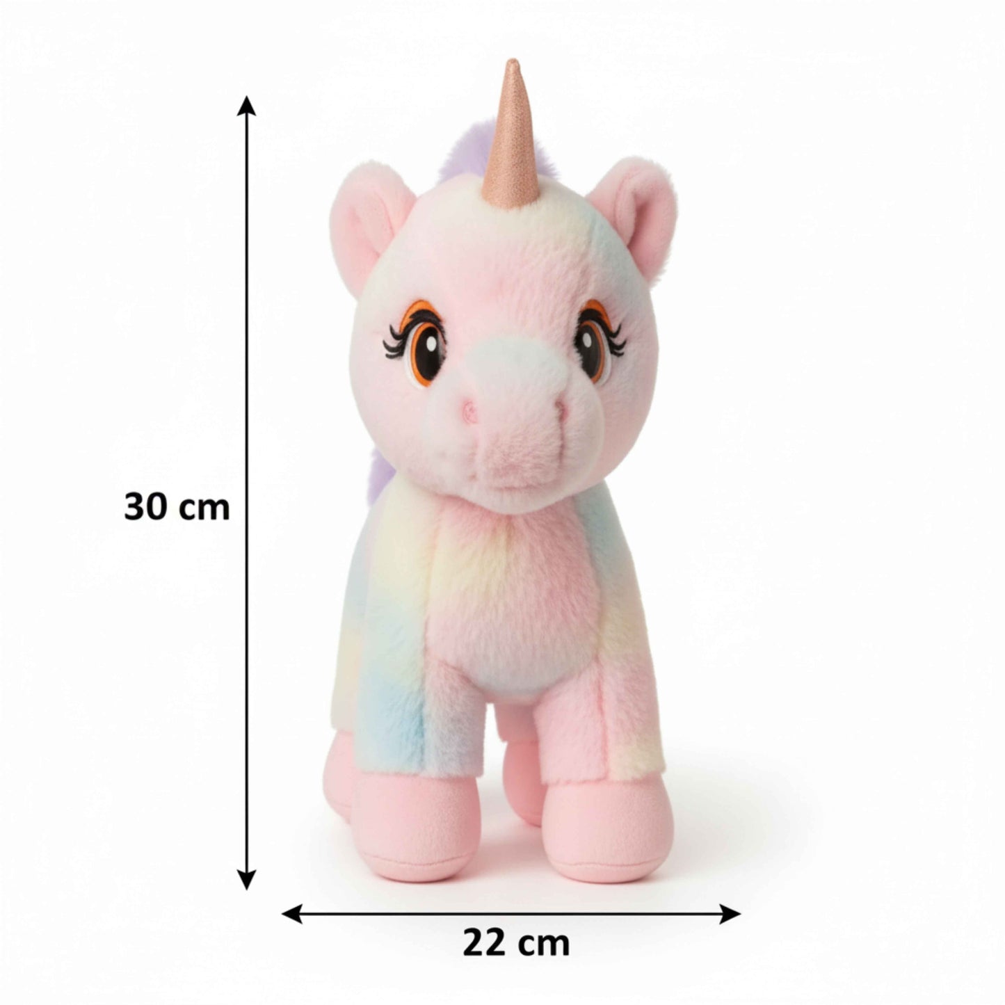Rainbow Pastel Unicorn Plush Animal Soft Toys for Baby and Kids (40 CM) | BabyOuts