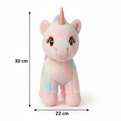 Rainbow Pastel Unicorn Plush Animal Soft Toys for Baby and Kids (40 CM) | BabyOuts