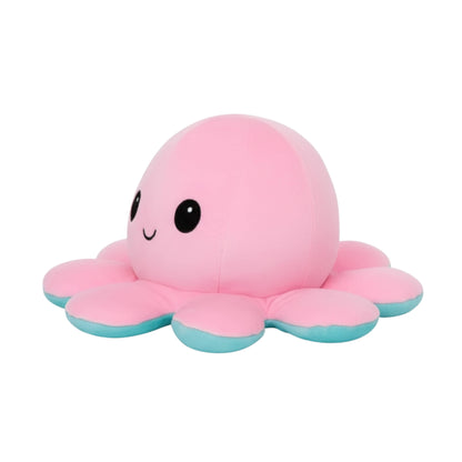 Cute Reversible Mood Pink Octopus Plush Animal Soft Toys for Baby and Kids (20 CM) | Communicational Stuffed Plush Animal Soft Toys | BabyOuts