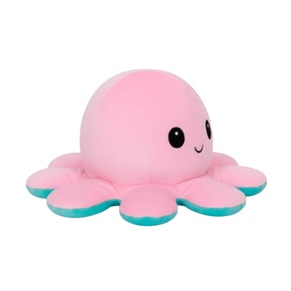 Cute Reversible Mood Pink Octopus Plush Animal Soft Toys for Baby and Kids (20 CM) | Communicational Stuffed Plush Animal Soft Toys | BabyOuts
