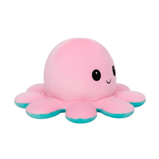 Cute Reversible Mood Pink Octopus Plush Animal Soft Toys for Baby and Kids (20 CM) | Communicational Stuffed Plush Animal Soft Toys | BabyOuts