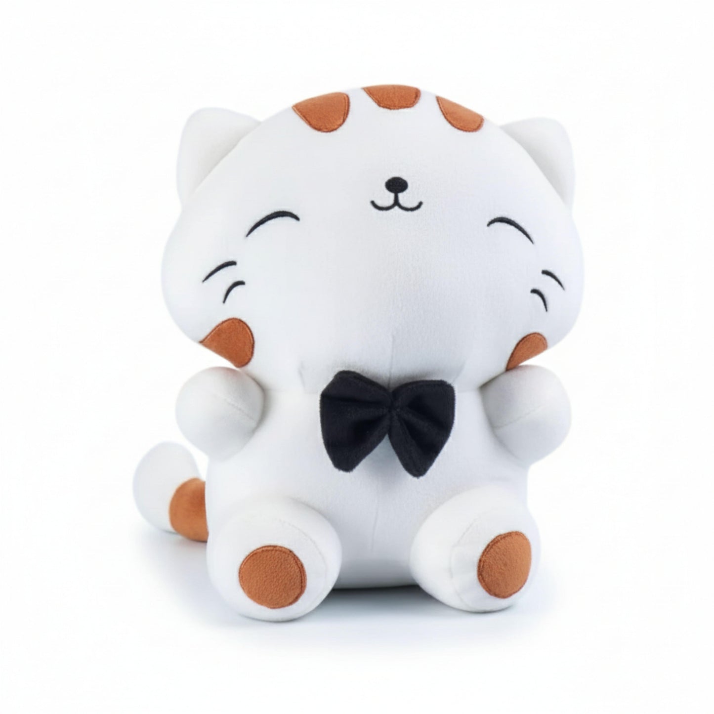 Smiling Cat Plush Animal Soft Toys with Bow Tie for Baby and Kids | BabyOuts