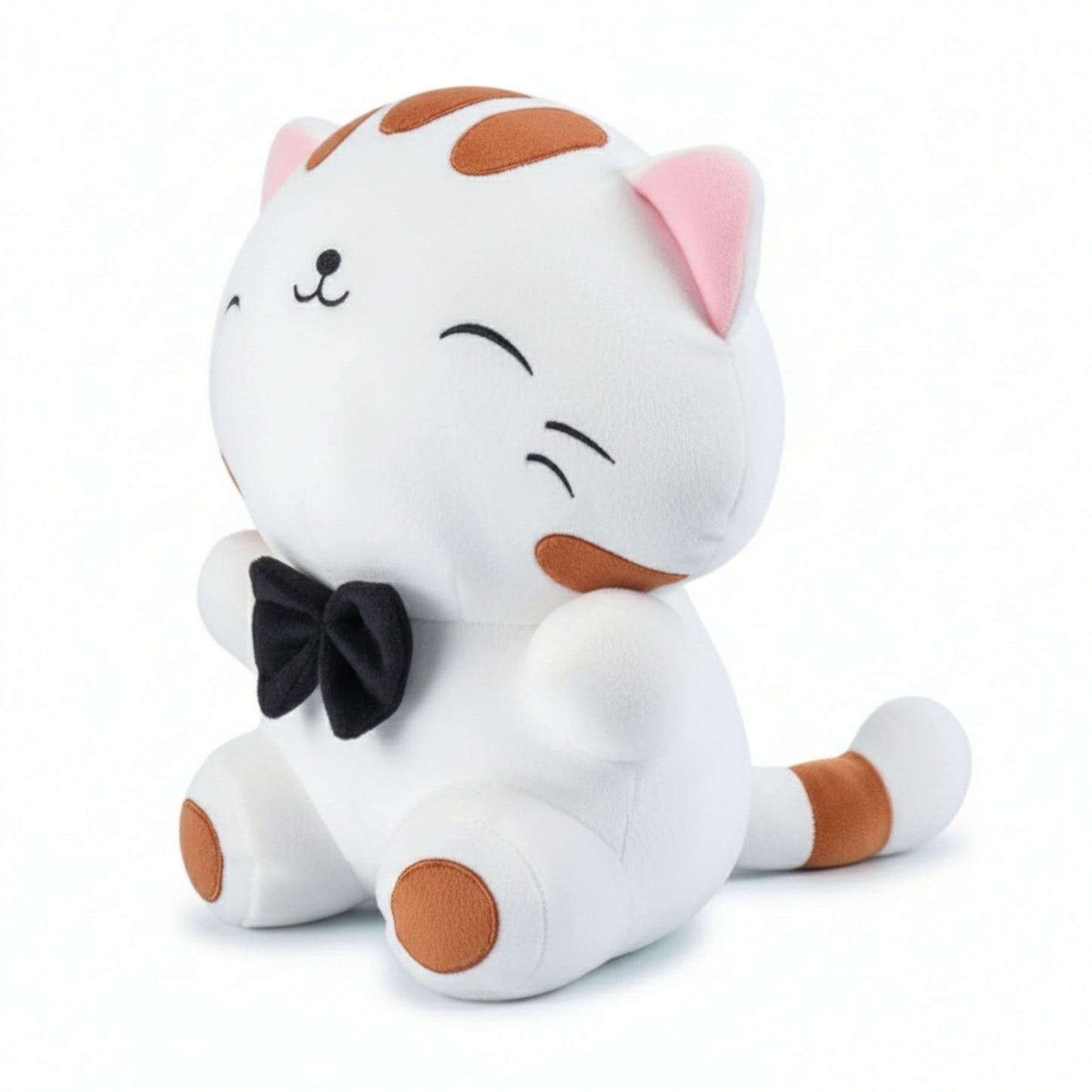 Smiling Cat Plush Animal Soft Toys with Bow Tie for Baby and Kids | BabyOuts