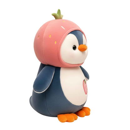 Strawberry Hat Penguin Plush Animal Soft Toys for Baby and kids (25 CM) | BabyOuts